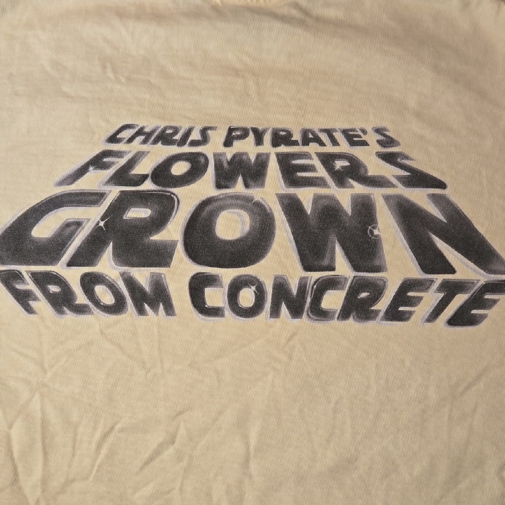 Chris Pyrate Cream T-Shirt with Pink Floral Design - Picture 8 of 10